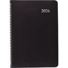 Staples - Agenda hebdomadaire/mensuel 2026 - 8 po H x 4 7/8 po l - noir - bilingue-14 mois : décembre 2025 à janvier 2027