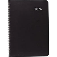 Staples - Agenda hebdomadaire/mensuel 2026 - 8 po H x 4 7/8 po l - noir - bilingue-14 mois : décembre 2025 à janvier 2027