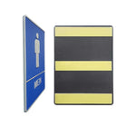Futech - Panneau de toilettes homme avec braille - Bleu - Paquet de 2-Conception en braille