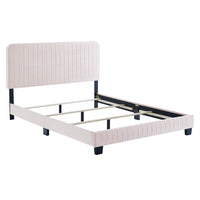Modway - Celine Chenal Touffé Performance Velvet Lit King, Rose-Lit King