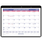 AT-A-GLANCE - Calendrier mural/de bureau mensuel 2027 - 8 1/8 po H x 11 po l - bilingue-Format des pages : 8 1/8 po H x 11 po l