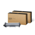 Ecotone - Brother TN830XL Remanufacturé - Rendement Standard - Paquet de 2-Couleur: Noir