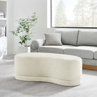 Modway - Nimbus 48" Rembourré Ottoman Bench - Crème-Glissières de plancher sans marquage