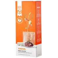 Anova-Rouleaux de sacs pour scelleuse sous vide Precision, 2 rouleaux-comprend 2 rouleaux mesurant 27,94 cm x 5,97 m (11 po x 19,6 pi) chacun, vous avez la possibilité de couper vos sacs sur mesure à la longueur que vous souhaitez. Une option parfaite pour le cuisinier qui aime conserver toutes ses options