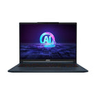 MSI - Ordinateur portable de jeu Stealth 16 AI 16" QHD+ 240 Hz - Intel Ultra 9-185H - RTX 4060 - SSD 2 To - 32 Go RAM DDR5 - Win 11-Le Stealth 16 AI Studio A1V est livré avec un corps ultra-léger de 1,99 kg et ultra-mince de 19,95 mm et un châssis durable en alliage de magnésium et d'aluminium en bleu étoile. 