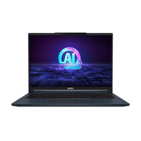 MSI - Ordinateur portable de jeu Stealth 16 AI 16" QHD+ 240 Hz - Intel Ultra 9-185H - RTX 4060 - SSD 2 To - 32 Go RAM DDR5 - Win 11-Le Stealth 16 AI Studio A1V est livré avec un corps ultra-léger de 1,99 kg et ultra-mince de 19,95 mm et un châssis durable en alliage de magnésium et d'aluminium en bleu étoile. 