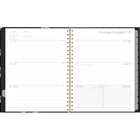 Mead - Agenda hebdomadaire/mensuel bleuet 2025 - 11 po H x 8 1/2 po l - Multicolore - Bilingue-Une semaine sur deux pages comprenant un espace de planification pour chaque jour afin de noter des rappels, ainsi qu'un calendrier de référence du mois actuel et futur 