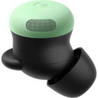 Google Pixel Buds Pro 2 -Écouteurs sans fil avec suppression active du bruit - Vert Amande-Utilisez le stabilisateur réglable par rotation pour fixer vos Pixel Buds Pro 2 dans l'oreille ou ajustez-les dans l'autre sens pour le confort