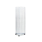 Wamaco - Kit de base triangulaire Trois avec panneaux grillagés 2 x 4 pieds - Blanc-Kit tout-en-un - Inutile de chercher quelles pièces de grille s'assemblent entre elles, car une fois monté, ce kit forme un présentoir triangulaire fonctionnel.