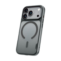 TUFF8 - Étui GlideGuard Mag Noir Fumé iPhone 17 Pro-Protection contre les chutes de niveau militaire : protège votre téléphone de l’usure quotidienne