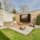 Storm Shell - Housse de protection rigide pour téléviseur d'extérieur avec support mural - 66" H x 75" L-6