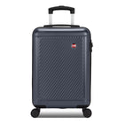 Swiss Gear - Valise cabine spinner - bleu marine-Poignée supérieure bi-injectée confortable