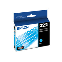 Epson - T222 Cartouche d'encre - Capacité standard - Cyan-Cyan