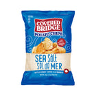 Covered Bridge Potato Chips Sel de Mer - Cuites a la Marmite - 60g - Paquet de 24-Cuites a la marmite