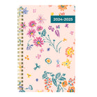 Blueline - 2024-2025 agenda académique hebdomadaire/mensuel - 8 po x 5 po - Collection Foliage assortie - Bilingue-Calendrier mensuel au début de chaque mois