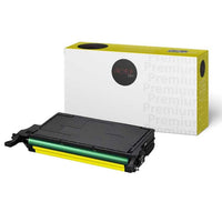 Premium Tone - Samsung CLT-Y609S Cartouche de toner Alternative - Rendement Standard - Jaune-Couleur : Jaune