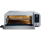 Salton - Pizzadesso four à pizza professionel avec friture à air - acier inoxyable-Porte en verre à 3 couches munie d’une charnière métallique pour assurer une utilisation en toute sécurité