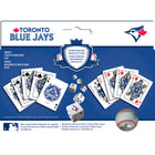 Masterpieces Puzzle Company - L'ensemble de deux jeux de cartes à jouer et dés de Toronto Blue Jays-Jeu de cartes