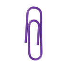 JAM Paper - Trombones standard colourés - 1 pouce - violets - paquet de 100-Quantité : 100 par boîte | Emballé dans une boîte transparente réutilisable pour garder votre bureau ou votre tiroir de bureau organisé