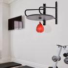 Soozier - Plateforme De Sac De Vitesse Murale - Hauteur Réglable - Blanc Et Rouge-Hauteur réglable pour tous les niveaux d'entraînement et types de morphologie  