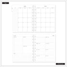 The Happy Planner - Planificateur daté format classique 2026–2027 à reliure à disques - 9-3/4 po x 5-5/16 po - Palmiers rêveurs ivoire-9