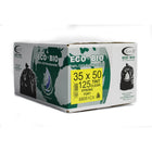 Eco II - Sasc à ordures Oxo-Biodégradable - 35 po x 50 po - fort - clair tinté - paquet de 125-Paquet de 125