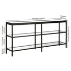 Hudson&Canal - Console Alexis 64" L - Bronze noirci-9