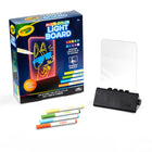 Crayola - Tableau lumineux multicoloure-MULTICOLOURE : Affichez vos dessins en blanc, bleu, cyan, vert, orange, bleu sarcelle, violet, rouge, violet ou jaune, puis choisissez parmi 3 modes d'éclairage différents pour capter l'attention de n'importe quel public