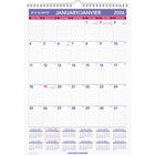 AT-A-GLANCE - Calendrier mural mensuel 2026 - 17 po H x 12 po l - bilingue-Format des pages : 17 po H x 12 po l