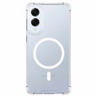 Blu Element - Étui DropZone Rugged Transparent avec aimants pour Galaxy S25 Edge – Transparent-Testé contre des chutes de 8 pieds