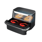 Ninja - Friteuse à air Foodi DualZone FlexBasket avec MegaZone 7 pintes-Technologie dualzone : éliminez la cuisson consécutive. Cuisinez 2 aliments de 2 façons avec smart finish ou synchronisez les paramètres sur les deux zones avec match cook pour une capacité totale de 7 pintes.