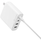 ALOGIC - Chargeur 100 W Rapid Power 4 ports USB PD GaN - blanc-Sorties USB-C inférieures jusqu'à 18 W