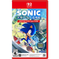 Sonic Frontiers: Definitive Edition pour Nintendo Switch 2-L’expérience complète Vivez L’aventure 3D la plus récente de Sonic, qui propose toutes les mises à jour des modes de jeu et du contenu dans un seul ensemble. Au-delà de Sonic, incarnez aussi Tails, Amy et Knuckles, chacun avec ses propres habiletés et styles de combat uniques, dans la campagne « Final Horizon ». Profitez de défis bonus, de costumes, de musique et bien plus encore grâce aux mises à jour de contenu « Sonic’s Birthday Bash » et « Sight