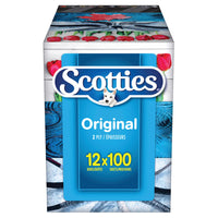 Scotties - Papier-mouchoir - 100 Feuille par paquet - Paquet de 12-Ce produit est hypoallergène et approuvé en dermatologie