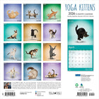 Plato - 2026 Yoga Chatons Officiel Calendrier mural Suspendu Mensuel - 30,5 cm l x 61 cm H - Anglais-Conception Durable - Le papier robuste et de haute qualité empêche le froissage et le débordement de l'encre, et la reliure durable assure la longévité tout au long de l'année