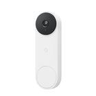 Google - Nest Doorbell (filaire, 2? gen.)- Neige-Parlez par la sonnette pour faire savoir à vos amis que vous serez bientôt là. Ou dites au livreur à quel endroit il doit laisser un colis.