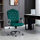 Vinsetto - Chaise de bureau avec hauteur et inclinaison réglables - vert-Hauteur d’assise réglable de 18,5 po-22,4 po (47 - 57 cm) pour s’adapter à votre style