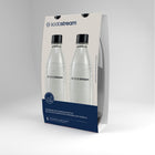 SodaStream - Ensemble de deux bouteilles de 1L Fuse - Va au lave-vaisselle-bouteilles de 1L, sans BPA