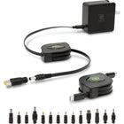 ReTrak - Chargeur Universel USB-C Pour Ordinateur Portable + 14 Embouts Adaptateurs-67W