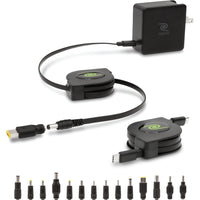 ReTrak - Chargeur Universel USB-C Pour Ordinateur Portable + 14 Embouts Adaptateurs-67W