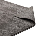 Modway - Gamela Médaillon floral rustique vintage orné Tapis de 5 pi l x 8 pi L - Brun clair et foncé antique-Haute densité / Tissé à la machine