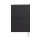 TRU RED - Journal à couverture rigide, pages réglées, format moyen, noir-Couverture rigide en cuir synthétique noir