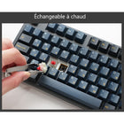 Ducky - ONE 3 Pro Nazca RGB Mechanical Keyboard - MX Silver Swtich - Full Size Layout - Black-Tapis Webby : Cette technologie vise à améliorer l'expérience globale de frappe en réduisant la dispersion des résonances sonores. Elle traite spécifiquement les problèmes résultant des surfaces de keycaps irrégulières ou des variations des caractéristiques des matériaux au sein de la structure du clavier.