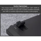 Keychron - Clavier mécanique sans fil K10 Max RGB - Échangeable à chaud - Commutateur marron - Disposition pleine taille - Noir-Garantie limitée du fabricant de 1 an