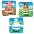 University Games - The Learning Journey My First: What Sound do I Make - Puzzle d’Association Des Sons Des Animaux - Jeu Préapprentissage De La Reconnaissance Des Sons - Premier Puzzle Intéractif Pour Tout-Petits-Renforce la confiance en soi et l'estime de soi