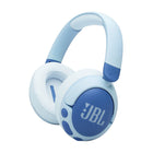 JBL - Junior 470NC Casque circum-auriculaire sans fil à réduction de bruit pour enfant - Bleu-Volume limité JBL Safe Sound < 85 dB