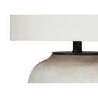 Monarch Specialties - Luminaire - 21 po H Lampe De Table - Crème Céramique - Abat-Jour Ivoire / Crème - Moderne-Dimensions assemblées : 14 po L x 14 po P x 20,5 po H. base : 11 po L x 11 po P x 9 po H. abat-jour : 14 po L x 14 po P x 10 po H