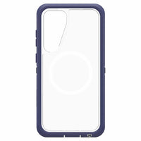 OtterBox - Defender Pro XT Clear Magnets Case pour Samsung Galaxy S25+ - Violet Thunder-DROP+ Résiste à 7X plus de chutes que la norme militaire (MIL-STD-810G 516.6)