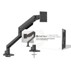 Intekview - Bras d’écran premium avec contrepoids-Compatibilité VESA : 75x75 mm et 100x100 mm