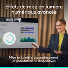 Logitech - Spotlight 2, télécommande de présentation - pointeur laser - Graphite-Actions personnalisables : profitez du bouton d'action pour attribuer vos raccourcis les plus utilisés comme démarrer, mettre en pause et couper le son d'un simple clic à l'aide de l'application Logi Options+
